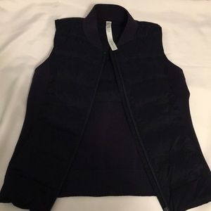 Lululemon down and around vest, size 4
